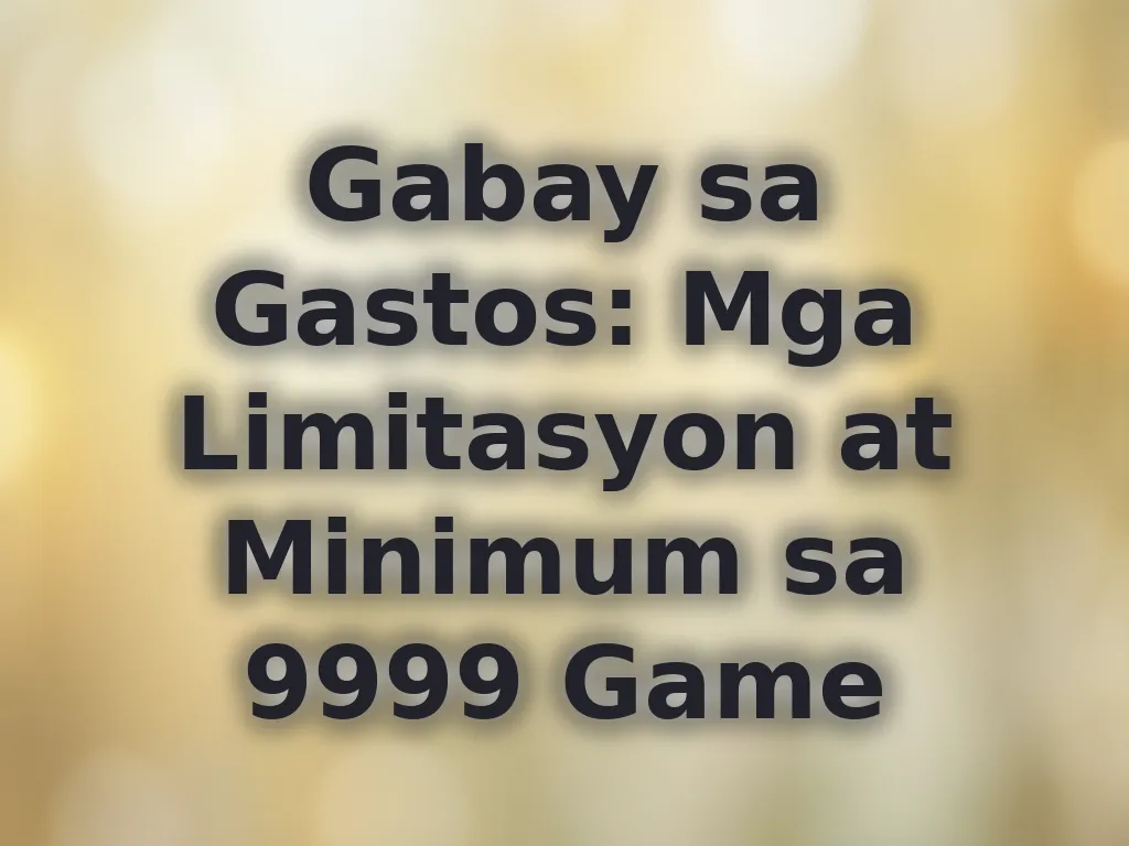 Gabay sa Gastos