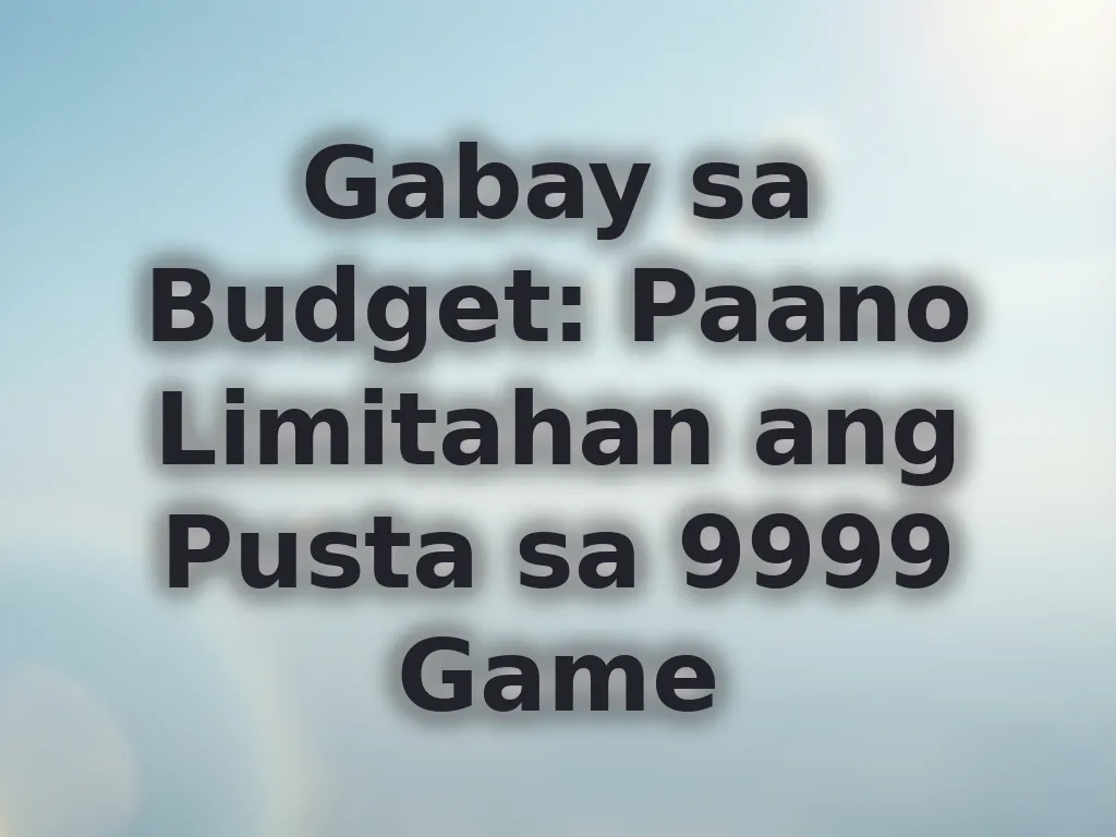 Gabay sa Budget
